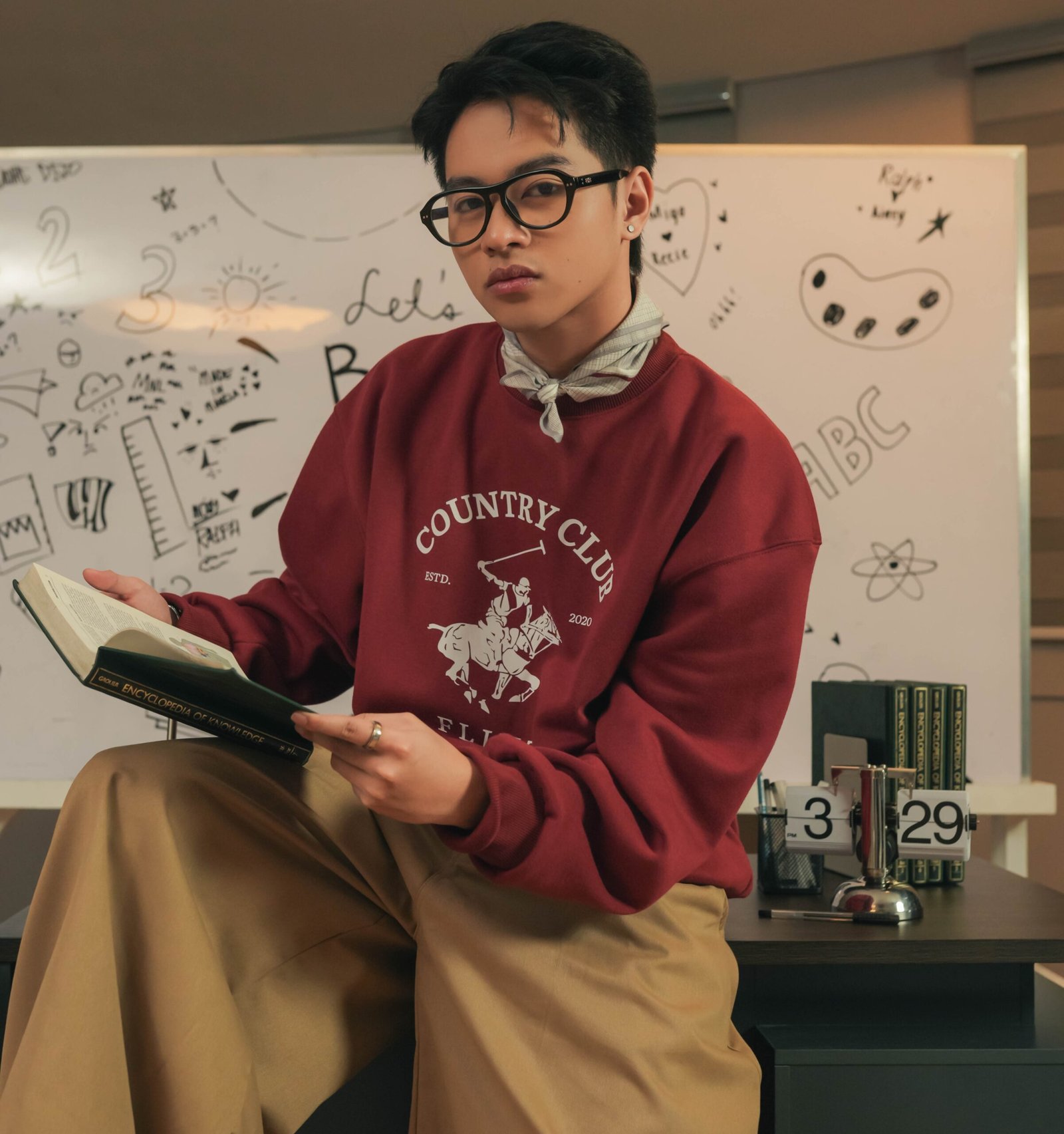 madeinmnl1 country club sweater red